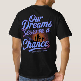 Onze dromen verdienen een kans - Motivatie jeugd T-shirt