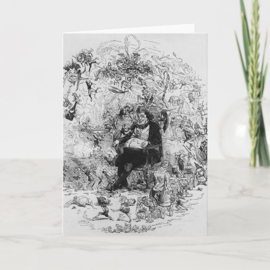 Onze Droom van Kerstmis Feestdagen Kaart (Voorkant)