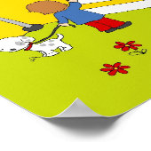 Onze drukke straat poster (Hoek)