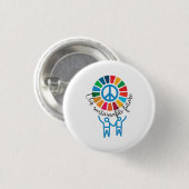 Onze Duurzame Toekomstige GlobalGoals 2030 van de Ronde Button 3,2 Cm (Voorkant /achterkant)
