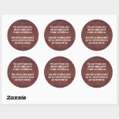 Onze eerdere offerte ronde sticker (Vel)
