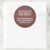 Onze eerdere offerte ronde sticker (Tas)