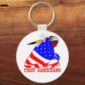 Onze eerste Amerikanen Sleutelhanger (Voorkant)