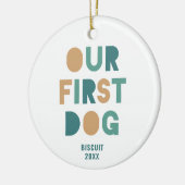 Onze eerste blog maakte een gepersonaliseerd nieuw keramisch ornament (Links)