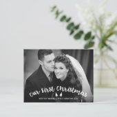 Onze eerste Briefkaarten voor de moderne kerstfoto (Staand voorkant)