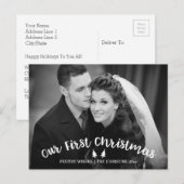 Onze eerste Briefkaarten voor de moderne kerstfoto (Voorkant / Achterkant)