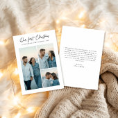 Onze eerste Christmas Pas getrouwd Beach Sunset 3  Feestdagenkaart