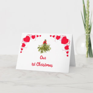 ONZE "EERSTE CHRISTMAS SAMEN" PLANNEN VOOR "ONS" KAART