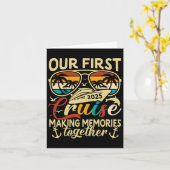 Onze Eerste Cruise 2025 Samen Gezinsreis Matchin Kaart (Gele Bloem)