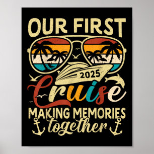 Onze Eerste Cruise 2025 Samen Gezinstrip Overeenko Poster