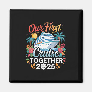 Onze Eerste Cruise 2025 Samen Reis Matchende Koppe Magneet