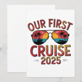 Onze eerste cruise 2025 zomerreis matching aankondiging (Voorkant / Achterkant)