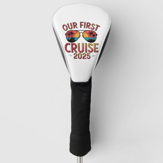 Onze eerste cruise 2025 zomerreis matching golfheadcover (Voorkant)