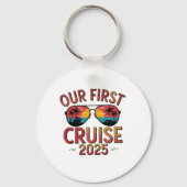 Onze eerste cruise 2025 zomerreis matching sleutelhanger (Voorkant)