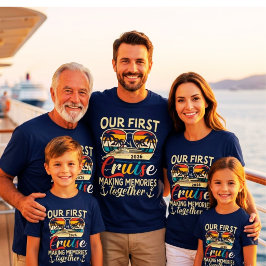 Onze Eerste Cruise 2026 Herinneringen Maken Samen T-shirt