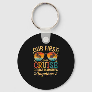 Onze Eerste Cruise Samen 2026 Familie Koppel Cruis Sleutelhanger