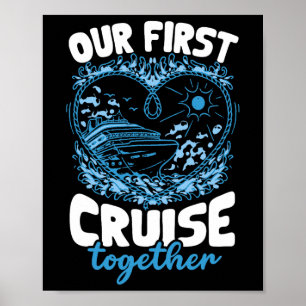 Onze Eerste Cruise Samen Mannen Vrouwen Poster