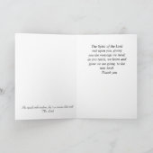 Onze eerste dame bedankkaart (Binnen)