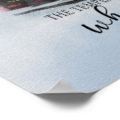 Onze eerste datum, Aangepast eerste datumportret Poster (Hoek)