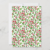 Onze eerste gehuwde kerstfoto feestdagenkaart (Achterkant)