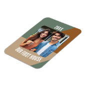 Onze eerste gepersonaliseerde foto magneet (Linkerzijde)