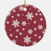 Onze eerste getrouwde hedendaagse foto keramisch ornament (Achterkant)