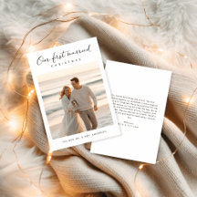 Onze eerste getrouwde kerstfoto