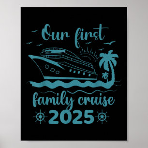 Onze Eerste Gezamenlijke Cruise Vakantie Trip Zome Poster