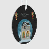 Onze eerste gezamenlijke kerstvakantie ornament (voorkant)