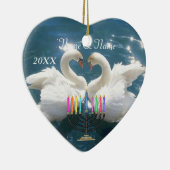 Onze eerste Hankkah Ornament 2012 op maat gesneden (Rechts)