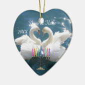 Onze eerste Hankkah Ornament 2012 op maat gesneden (Links)