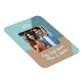 Onze eerste Home Custom Photo Housewarming Gift Magneet (Rechterzijde)
