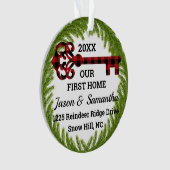 Onze eerste huisorganisatie ornament (voorkant)