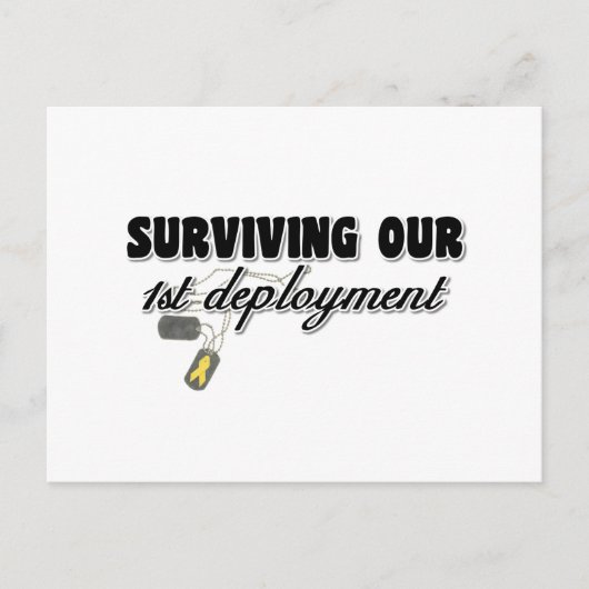 Onze eerste implementatie overleven briefkaart (Voorkant)