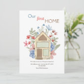 Onze eerste Kaarten voor thuisverhuizingen (Staand voorkant)