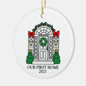 ONZE EERSTE KERAMISCHE VERKLARING VAN HET UITEINDE KERAMISCH ORNAMENT (Links)