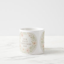 Onze Eerste Kerst 2025 Mok – Cute Holiday Keepsa