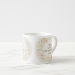 Onze Eerste Kerst 2025 Mok – Cute Holiday Keepsa