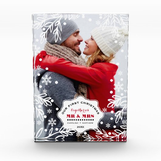 Onze eerste kerst. Aangepast fotoblok (Voorkant)