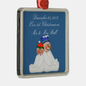 Onze eerste kerst als de heer en mevrouw Ornament (Rechts)