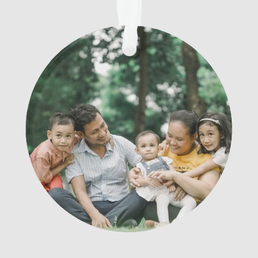 Onze eerste kerst als familie van vijf Koala-Beer Ornament (achterkant)