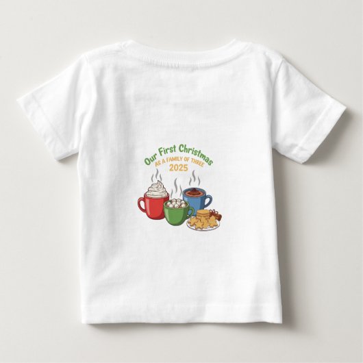 "Onze eerste kerst als gezin van drie 2025 (Achterkant)