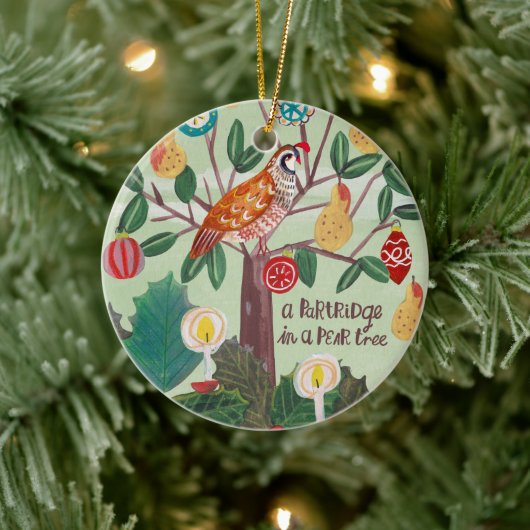 Onze eerste kerst als grootouders foto keramisch ornament (Boom)