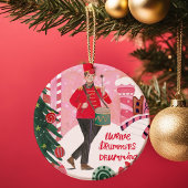 Onze eerste kerst als grootouders foto keramisch ornament