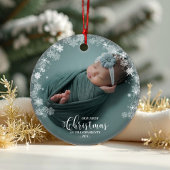 Onze eerste kerst als grootouders Foto-versiering Ornament