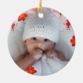 Onze eerste kerst als grootouders keramisch ornament (Achterkant)