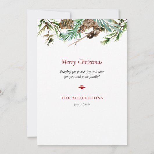 Onze eerste kerst als grootouders - Kind Fotokaart (Achterkant)