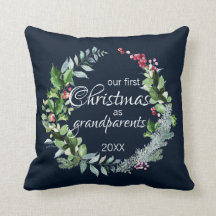 Onze eerste kerst als grootouders Modern Wreatn