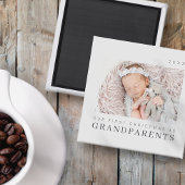 Onze eerste kerst als grootouders Moderne afbeeldi Magneet