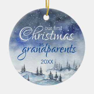 Onze eerste kerst als grootouders Ornament